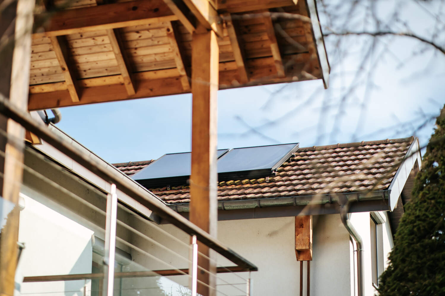Installation panneaux solaires sur une habitation à Epagny
