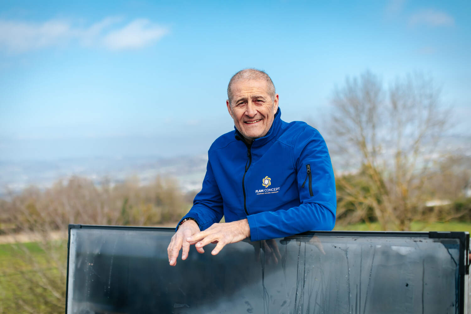 Serge Lavorel, gérant de l'entreprise Flam Concept